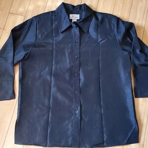 NWT Da Rue for Draper's & Damon's button down blouse size 18